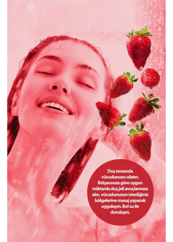 TTO Clinic Duş Jeli - Çilek Tazeliği 500 ML - Görsel 4