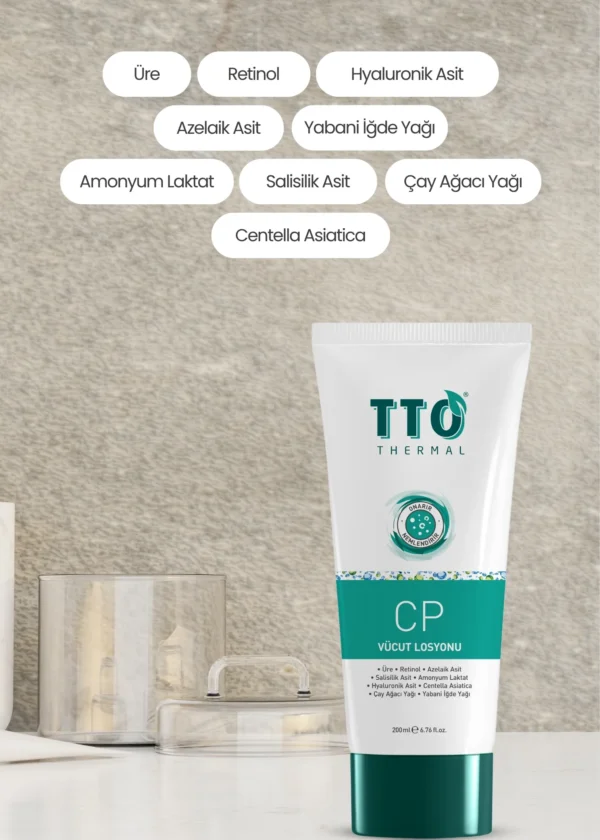TTO Vücut Losyonu Cp 200ml Keratosis Pilaris Ve Batık (Tavuk Derisi Görümüne Karşı) - Görsel 2