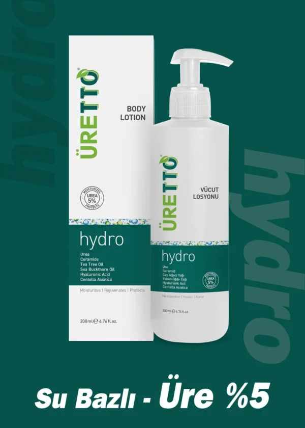 TTO Hydro Vücut Losyonu 200 ml – Üre + Çay Ağacı Yağı + Yoğun Nemlendirme - Görsel 3