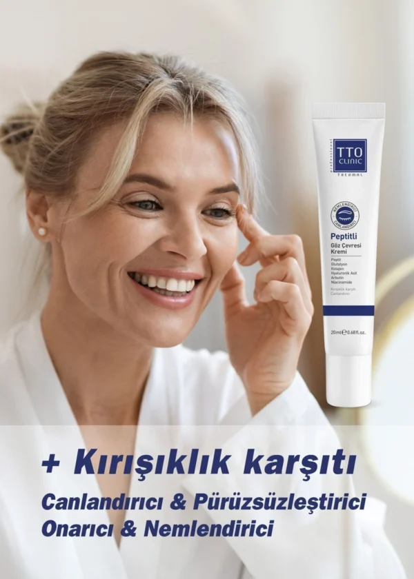 TTO CLINIC Peptitli Göz Çevresi Kremi 20 ml - Görsel 4