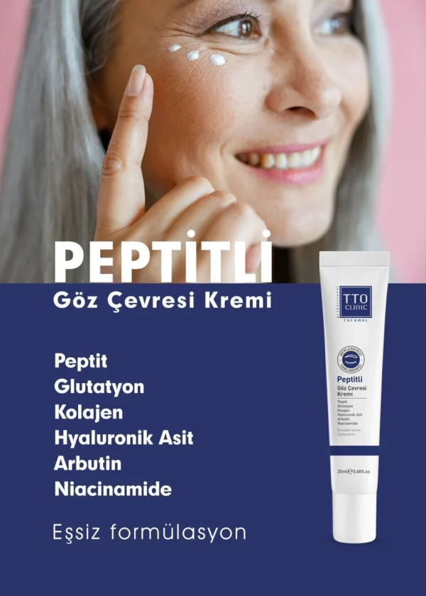 TTO CLINIC Peptitli Göz Çevresi Kremi 20 ml - Görsel 3