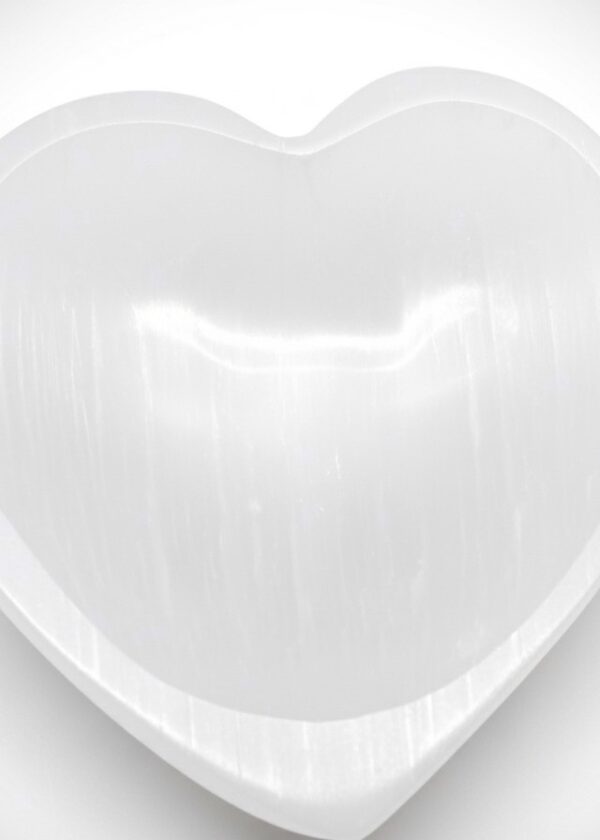 Selenit Kalp Kase 10 cm | Doğal Enerji Temizleyici & Şifa Taşı | A Kalite - Görsel 3